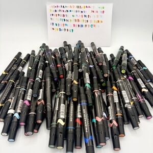 LOT OF 80 Prismacolor Premier Double Sided Markers TESTED Artist Art Supplies